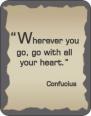 Confucius Quote Air Freshener